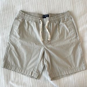 J.Crew light khaki draw string shorts